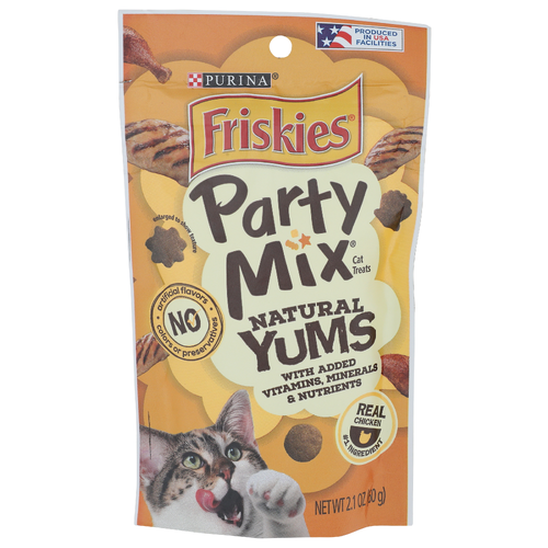 Purina Friskies Party Mix Cat Treats - 2.1 Ounce