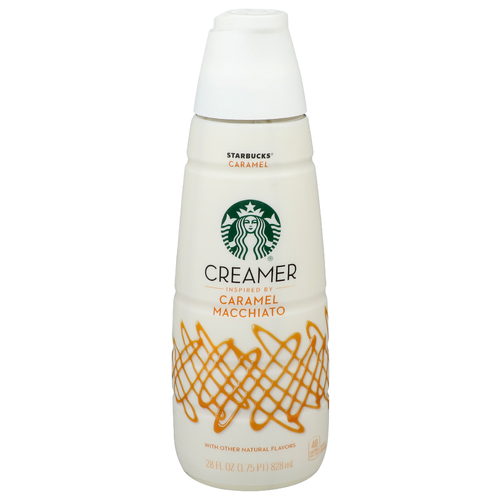 Starbucks Coffee Creamer, Caramel Macchiato - 28 Fluid Ounce