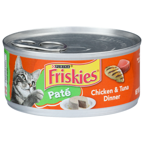 Purina Friskies Chicken & Tuna Dinner Pate Cat Food - 5.5 Ounce
