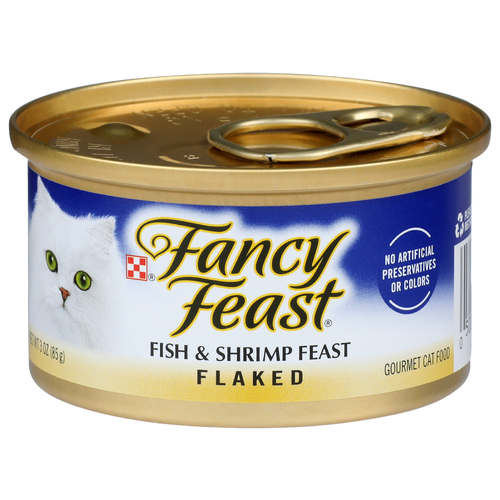 Fancy Feast Fish & Shrimp Flaked Gourmet Cat Food - 3 Ounce