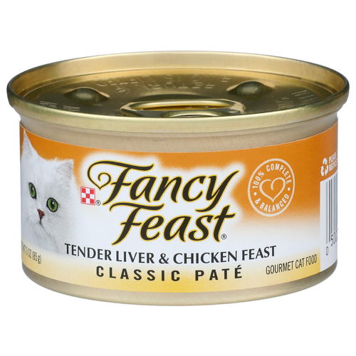 Fancy Feast Tender Liver & Chicken Classic Pate - 3 Ounce