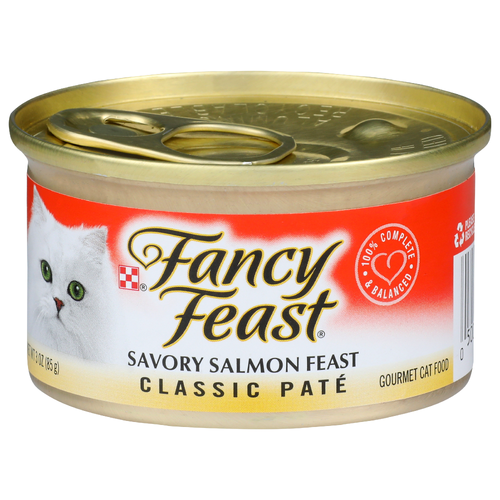 Fancy Feast Savory Salmon Classic Pate Gourmet Cat Food - 3 Ounce
