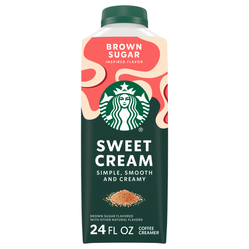 Starbucks Brown Sugar Inspired Flavor Sweet Cream - 24 Ounce