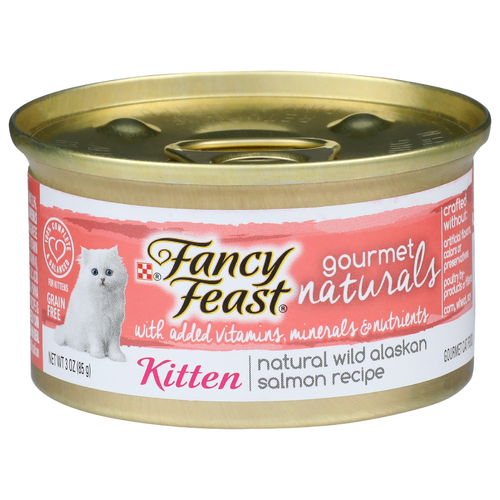 Fancy Feast Gourmet Naturals Natural Wild Alaskan Salmon Recipe Cat Food - 3 Ounce