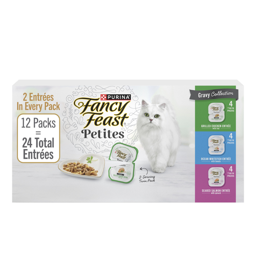 Purina Fancy Feast Gourmet Wet Cat Food Variety Pack - 2.1 Pound