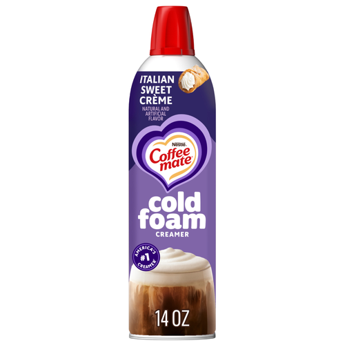 Nestlé Coffee mate Italian Sweet Crème Flavored Cold Foam Creamer - 14 Ounce