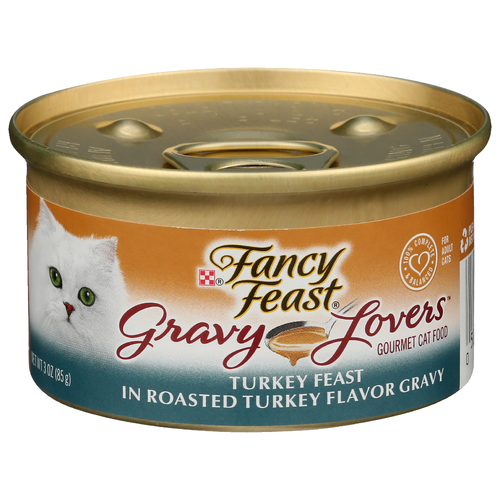 Fancy Feast Turkey In Roasted Flavor Gravy Gourmet Cat Food - 3 Ounce