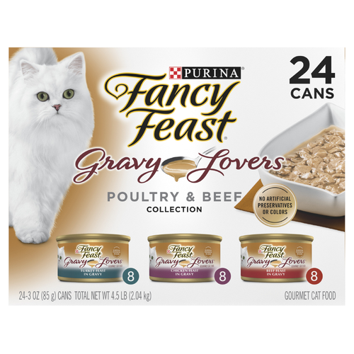 Purina Fancy Feast All Stages Cat Wet Food Turkey - 4.5 Pound
