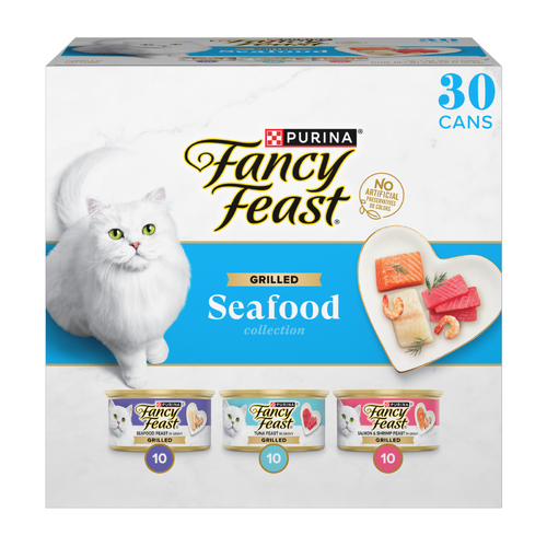 Purina Fancy Feast Grilled Seafood Collection Wet Cat Food - 5.63 Pound