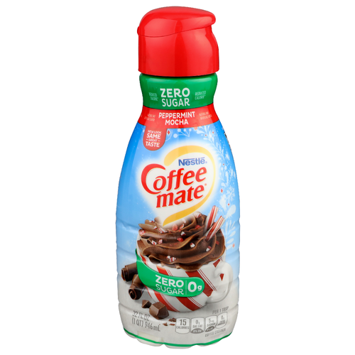 Nestle Coffee Mate Peppermint Mocha Creamer - 32 Fluid Ounce