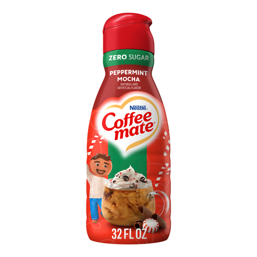 Nestle Coffee Mate Peppermint Mocha Creamer - 32 Fluid Ounce