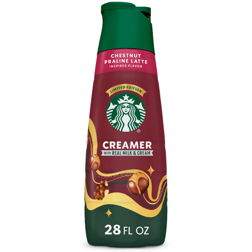 Starbucks Chestnut Praline Latte Inspired Dairy Creamer - 33.01 Ounce