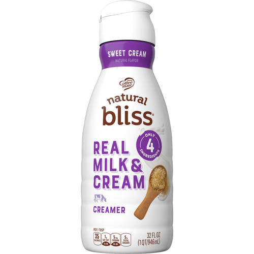 Natural Bliss Sweet Cream Liquid Coffee Creamer - 32 Ounce