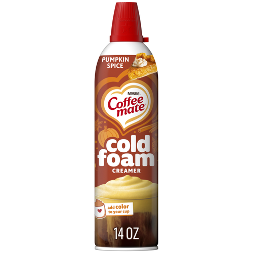 Nestlé Coffee mate Pumpkin Spice Flavored Cold Foam Creamer - 14 Ounce