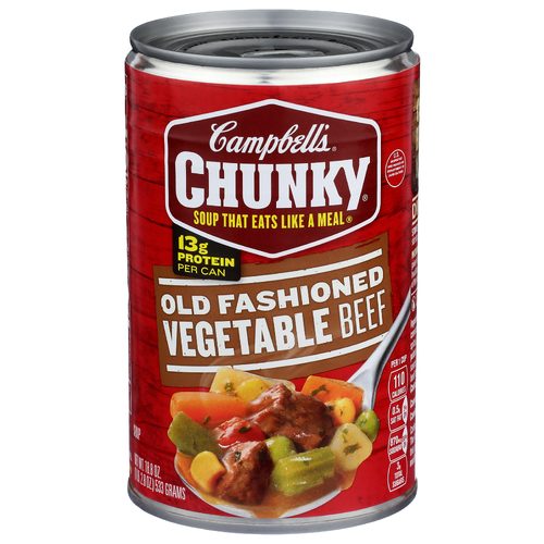 Campbell's Chunky Old Fashioned Vegetable Beef Soup - 18.8 Ounce