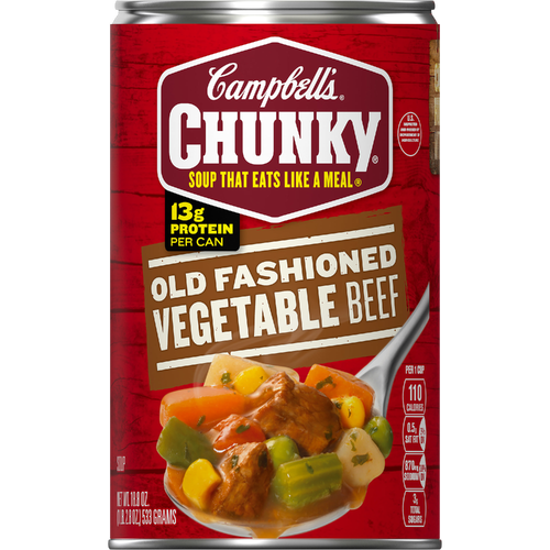 Campbell's Chunky Old Fashioned Vegetable Beef Soup - 18.8 Ounce Image 1 of 2