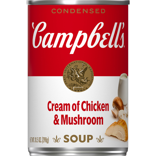 Campbell's Condensed Cream Of Chicken And Mushroom Soup - 10.5 Ounce Image 1 of 2
