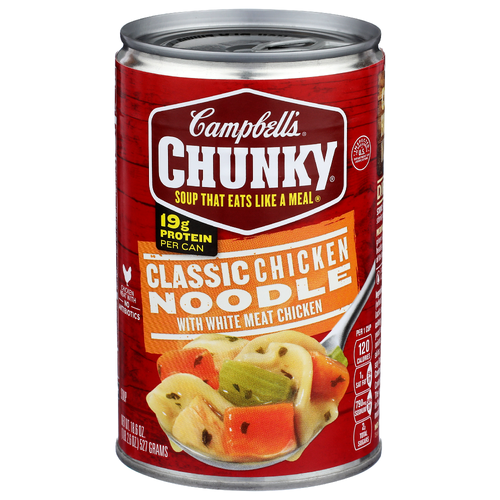 Campbell's Chunky Classic Chicken Noodle With White Meat Soup - 18.6 Ounce