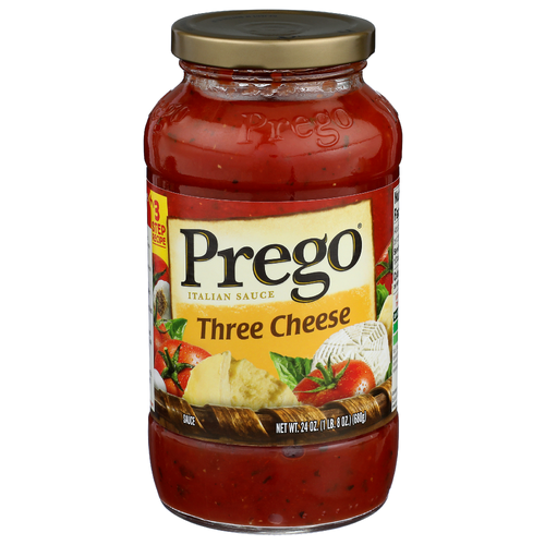 Prego Three Cheese Italian Sauce - 24 Ounce