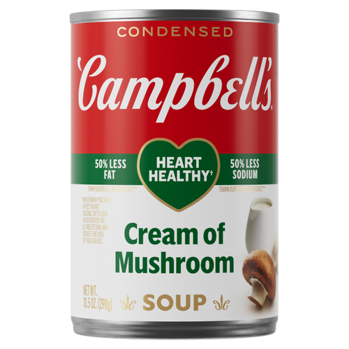 Campbell's Condensed Heart Healthy Cream Of Mushroom Soup - 10.5 Ounce Image 1 of 2