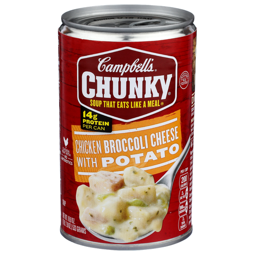 Campbell's Chunky Chicken Broccoli Cheese With Potato Soup - 18.8 Ounce