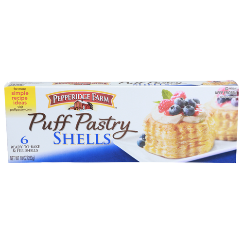 Pepperidge Farm Puff Pastry Shells - 1.667 Ounce - 6 Count