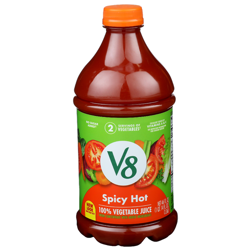 V8 Spicy Hot Vegetable Juice - 46 Fluid Ounce