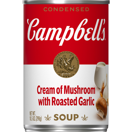 Campbell's Condensed Cream Of Mushroom Soup With Roasted Garlic - 10.5 Ounce Image 1 of 2