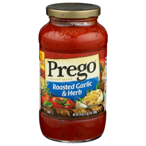 Prego Roasted Garlic & Herb Italian Sauce - 24 Ounce
