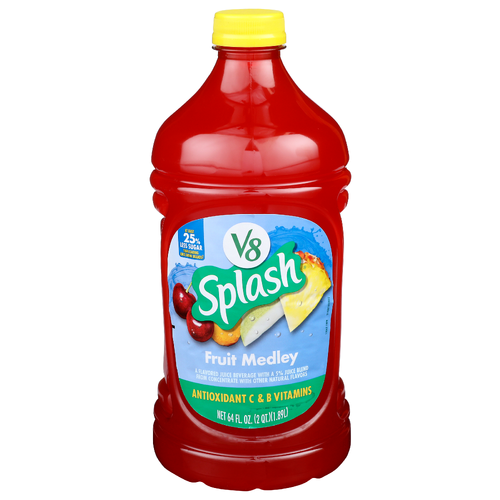 V8 Splash Juice Fruit Medley - 64 Fluid Ounce