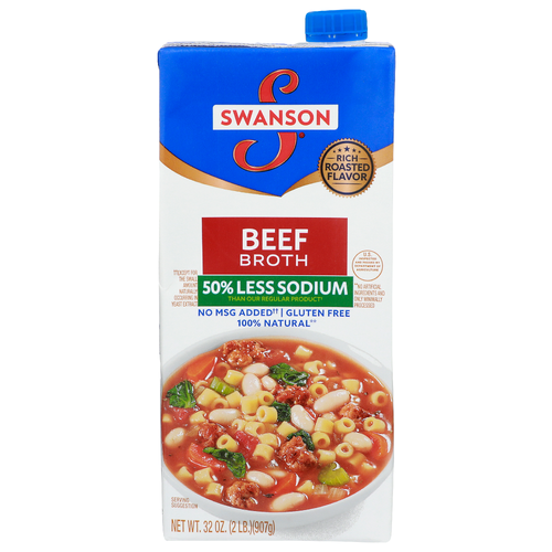 Swanson Rich Roasted Flavor Beef Broth - 32 Ounce