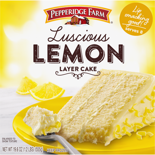 Pepperidge Farm Snowball Frozen Lemon Layer Cake - 19.6 Ounce Image 1 of 2