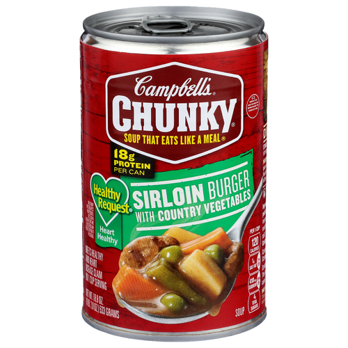 Campbell's Chunky Sirloin Burger With Country Vegetables Soup - 18.8 Ounce