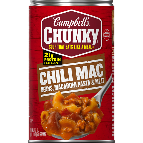 Campbell's Campbell’s Chunky Chili Mac Soup, Can - 18.8 Ounce