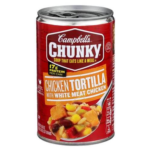 Campbell's Chunky Chicken Tortilla With White Meat Soup - 18.6 Ounce
