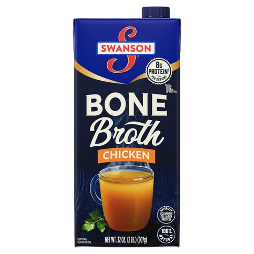 Swanson Chicken Bone Broth, Carton - 32 Ounce