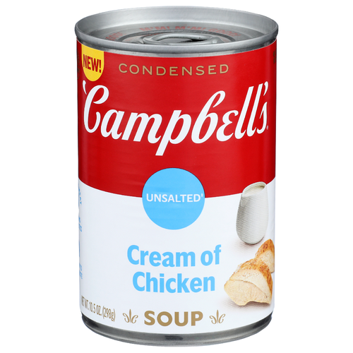 Campbell's Cream Of Chicken Condensed Unsalted Soup - 10.5 Ounce