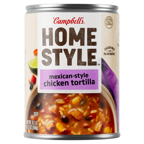 Campbell's Homestyle Mexican-Style Chicken Tortilla Soup, Can - 16.1 Ounce