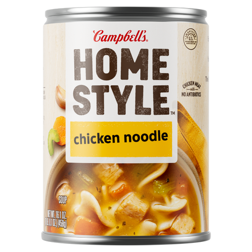 Campbell's Homestyle Chicken Noodle Soup, Can - 16.1 Ounce