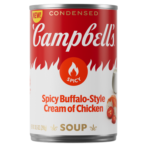 Campbell's Condensed Spicy Buffalo-Style Cream Of Chicken Soup, Can - 10.5 Ounce