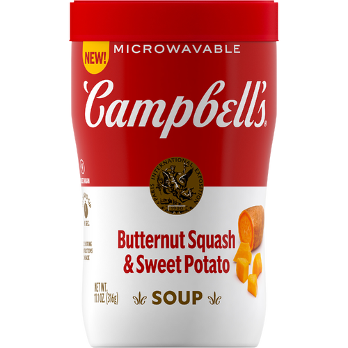 Campbell's Sipping Soup, Butternut Squash & Sweet Potato Microwavable Cup - 11.1 Ounce