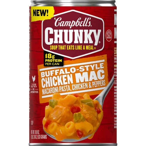 Campbell's Chunky Buffalo-Style Chicken Mac Soup - 18.8 Ounce Image 1 of 2
