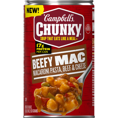 Campbell's Chunky Beefy Mac Soup - 18.8 Ounce Image 1 of 2