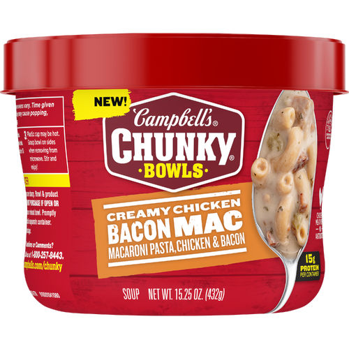 Campbell's Chunky Creamy Chicken Bacon Mac - 15.25 Ounce