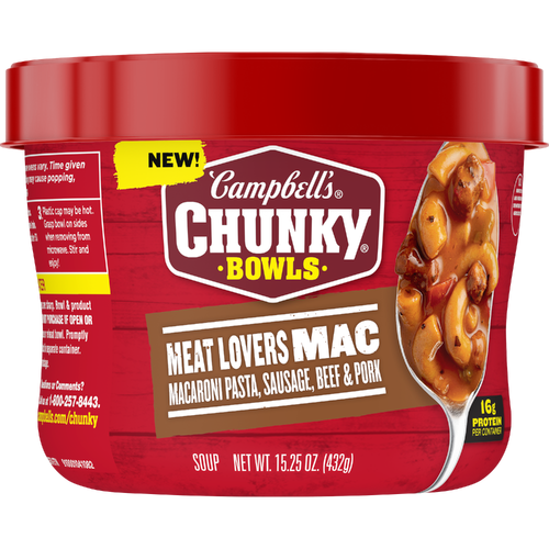 Campbell's Chunky Meat Lovers Mac - 15.25 Ounce