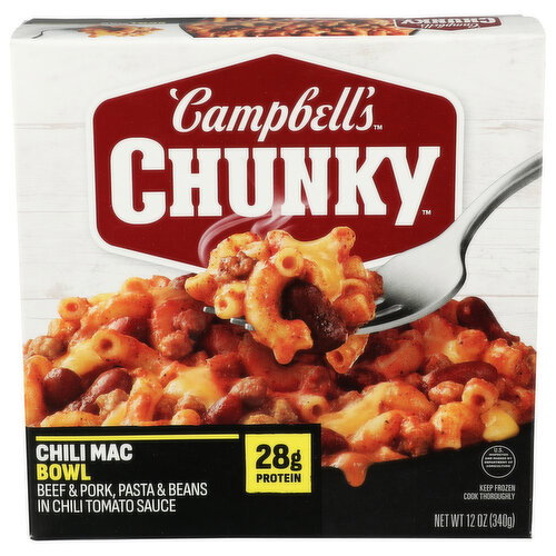 Swanson Chunky Chili Mac Bowl - 12 Ounce