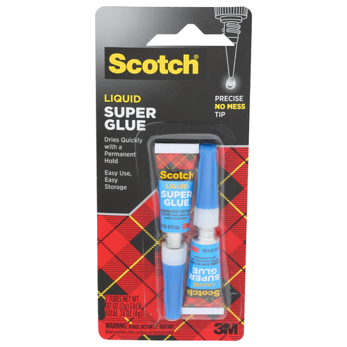 Scotch Liquid Super Glue - 0.07 Ounce - 2 Count