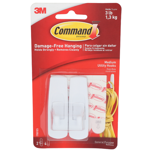 3M Commanddium Utility Hooks - 1 Each