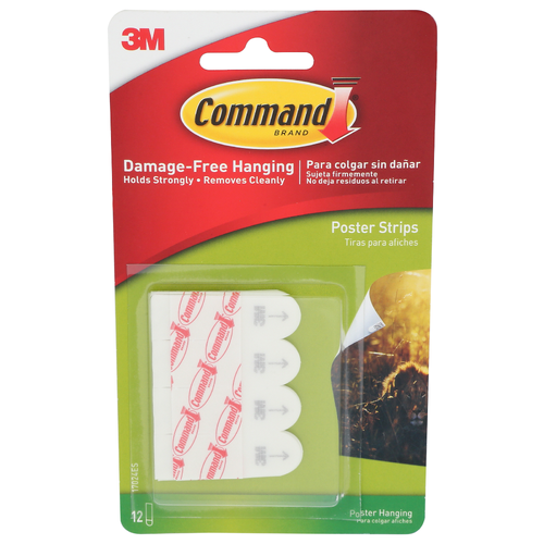 3M Commandster Strips - 12 Count
