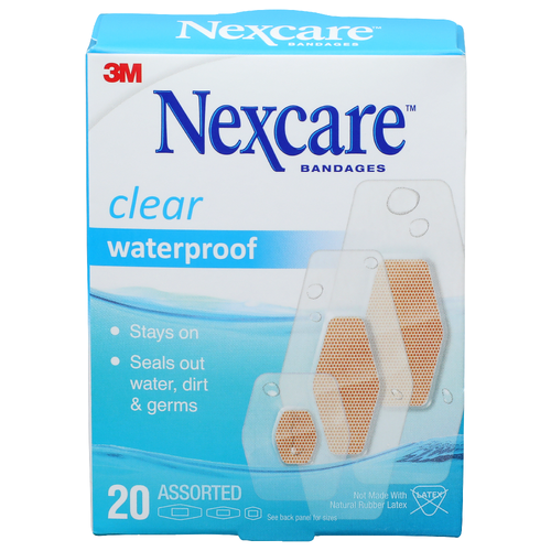 Nexcare Clear Waterproof - 20 Count